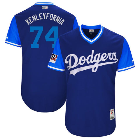 Kenley Jansen "Kenleyfornia" Los Angeles Dodgers Majestic 2018 Players' Weekend Authentic Jersey - Royal/Light Blue