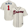 Ozzie Albies Atlanta Braves Majestic Alternate Official Cool Base Player Jersey