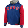 Chicago Cubs JH Design Reversible Full-Snap Twill Jacket