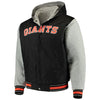 San Francisco Giants JH Design Reversible Full-Snap Twill Jacket