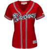 Dansby Swanson Atlanta Braves Majestic Women's Cool Base Player Jersey - Red