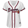 Ozzie Albies Atlanta Braves Majestic Women's Cool Base Player Jersey - White