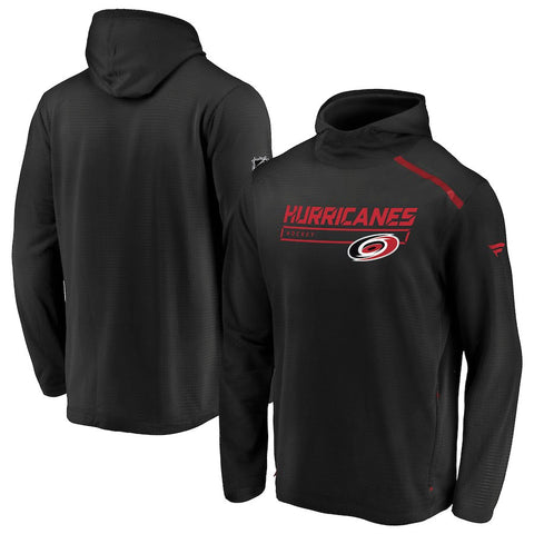 Carolina Hurricanes   Authentic Pro Rinkside Transitional Pullover Hoodie - Black