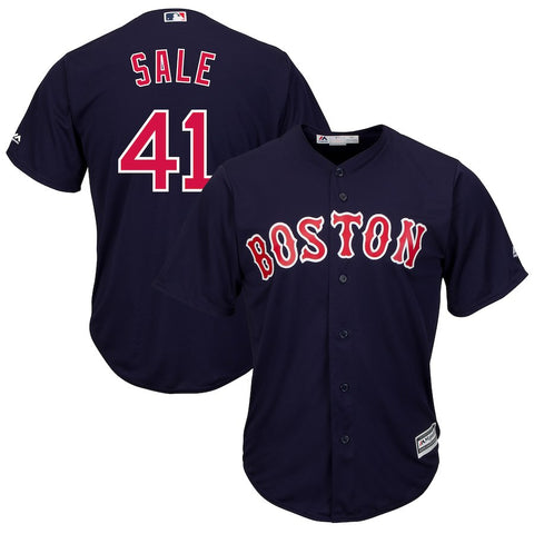 Chris Sale Boston Red Sox Majestic Alternate Official Cool Base Player Jersey