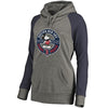 Boston Red Sox   Women's Disney Mickey's True Original Seal Tri-Blend Raglan Pullover Hoodie