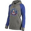 Chicago Cubs   Women's Disney Mickey's True Original Seal Tri-Blend Raglan Pullover Hoodie