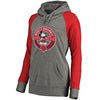 Los Angeles Angels   Women's Disney Mickey's True Original Seal Tri-Blend Raglan Pullover Hoodie
