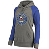 Los Angeles Dodgers   Women's Disney Mickey's True Original Seal Tri-Blend Raglan Pullover Hoodie