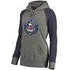 Milwaukee Brewers   Women's Disney Mickey's True Original Seal Tri-Blend Raglan Pullover Hoodie