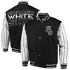 Chicago White Sox JH Design Quilted Knit Jersey Lined Jacket - Black