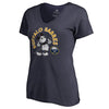 Buffalo Sabres   Women's Disney Mickey's True Original Arch V-Neck T-Shirt