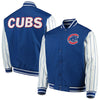 Chicago Cubs JH Design Quilted Knit Jersey Lined Jacket - Royal
