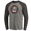 Anaheim Ducks   Disney Mickey True Original Seal Long Sleeve Tri-Blend Raglan T-Shirt