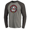 Chicago Blackhawks   Disney Mickey True Original Seal Long Sleeve Tri-Blend Raglan T-Shirt