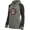 Anaheim Ducks   Women's Disney Mickey True Original Seal Tri-Blend Raglan Pullover Hoodie