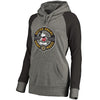 Boston Bruins   Women's Disney Mickey True Original Seal Tri-Blend Raglan Pullover Hoodie