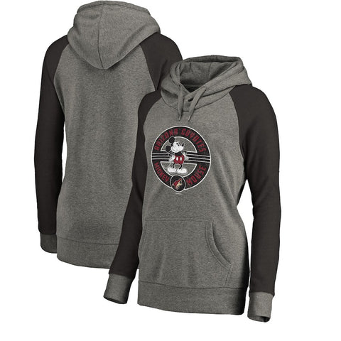 Arizona Coyotes   Women's Disney Mickey True Original Seal Tri-Blend Raglan Pullover Hoodie