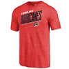 Carolina Hurricanes   Slant Strike Tri-Blend T-Shirt