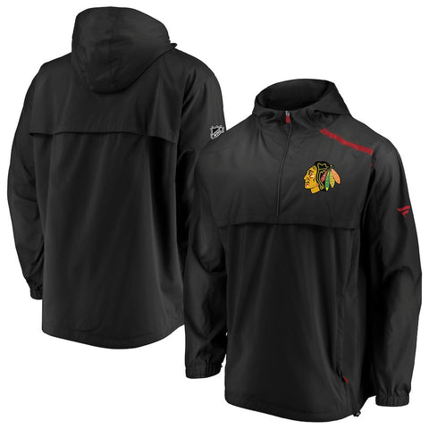Chicago Blackhawks   Authentic Pro Rinkside Anorak 1/4-Zip Jacket