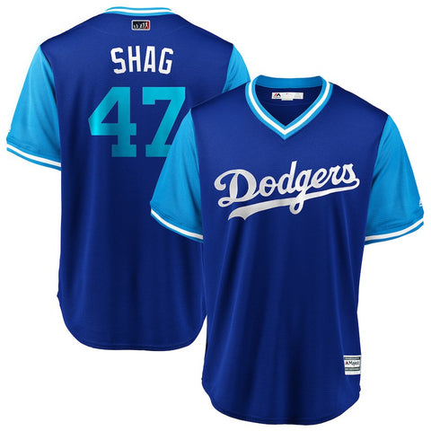 JT Chargois "Shag" Los Angeles Dodgers Majestic 2018 Players' Weekend Cool Base Jersey