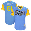 Hunter Wood "Woody" Tampa Bay Rays Majestic 2018 Players' Weekend Authentic Flex Base Jersey