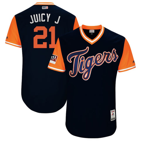 Jacoby Jones "Juicy J" Detroit Tigers Majestic 2018 Players' Weekend Authentic Jersey
