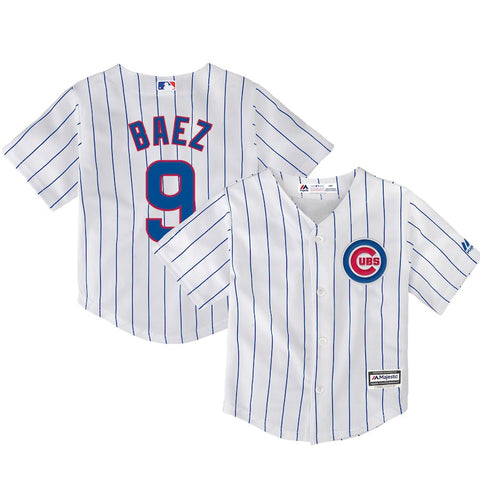 Javier Baez Chicago Cubs Majestic Toddler Home Official Cool Base Player Jersey