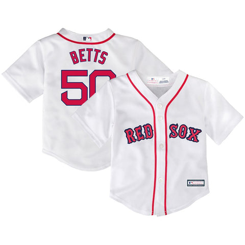 Mookie Betts Boston Red Sox Toddler Home Replica Player Jersey
