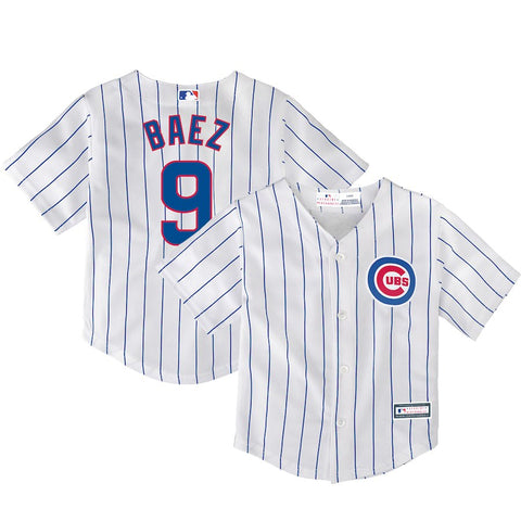Javier Baez Chicago Cubs Infant Home Replica Player Jersey