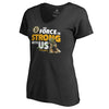 Boston Bruins   Women's Star Wars Jedi Strong V-Neck T-Shirt
