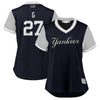 Giancarlo Stanton "G" New York Yankees Majestic Women's 2018 Players' Weekend Cool Base Jersey