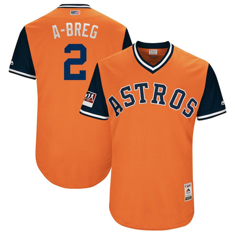 Alex Bregman "A-Breg" Houston Astros Majestic 2018 Players' Weekend Authentic Jersey