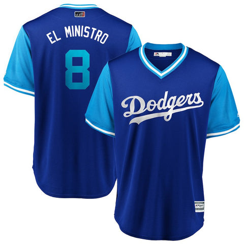 Manny Machado "El Ministro" Los Angeles Dodgers Majestic 2018 Players' Weekend Cool Base Jersey