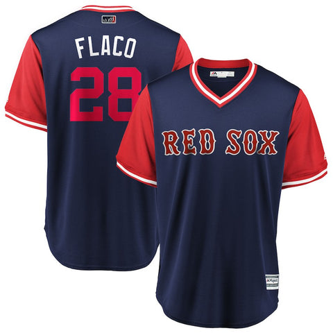 J.D. Martinez "Flaco" Boston Red Sox Majestic 2018 Players' Weekend Cool Base Jersey