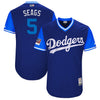 Corey Seager "Seags" Los Angeles Dodgers Majestic 2018 Players' Weekend Authentic Jersey