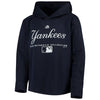 New York Yankees Majestic Youth Authentic Collection Team Drive Raglan Pullover Hoodie