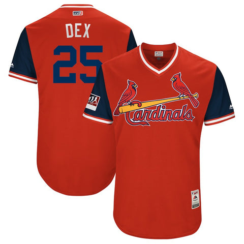 Dexter Fowler "Dex" St. Louis Cardinals Majestic 2018 Players' Weekend Authentic Jersey