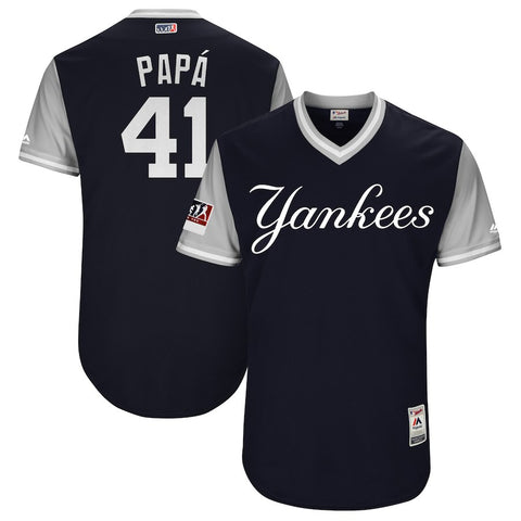 Miguel Andujar "Papá" New York Yankees Majestic 2018 Players' Weekend Authentic Jersey