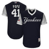 Miguel Andujar "Papá" New York Yankees Majestic 2018 Players' Weekend Authentic Jersey