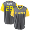 Francisco Cervelli "Cisco" Pittsburgh Pirates Majestic 2018 Players' Weekend Cool Base Jersey