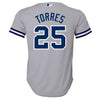 Gleyber Torres New York Yankees Majestic Youth Road Official Team Cool Base Player Jersey