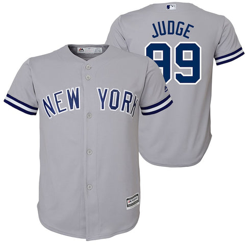 Aaron Judge New York Yankees Majestic Youth Road Official Team Cool Base Player Jersey