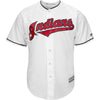 Greg Allen Cleveland Indians Majestic Home Official Cool Base Player Jersey - White