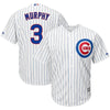 Daniel Murphy Chicago Cubs Majestic Home Official Cool Base Player Jersey - White/Royal