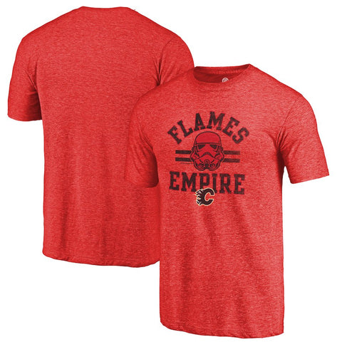 Calgary Flames   Star Wars Empire Tri-Blend T-Shirt