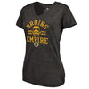 Boston Bruins   Women's Star Wars Empire Tri-Blend V-Neck T-Shirt