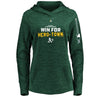 Oakland Athletics Majestic Women's 2018 Postseason Authentic Collection Streak Fleece Pullover Hoodie