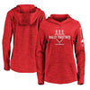 Cleveland Indians Majestic Women's 2018 Postseason Authentic Collection Steak Fleece Pullover Hoodie