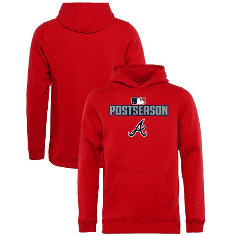 Atlanta Braves   Youth 2018 Postseason Deck Pullover Hoodie
