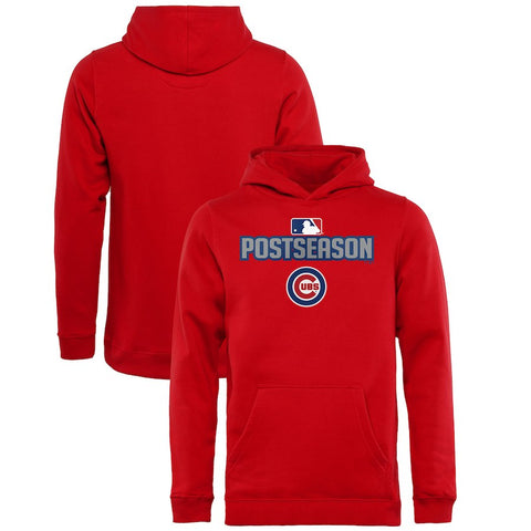 Chicago Cubs   Youth 2018 Postseason Deck Pullover Hoodie